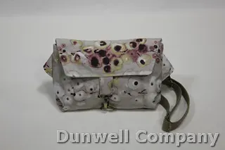 Crossbody Bag with Stylized Watercolor Flowers